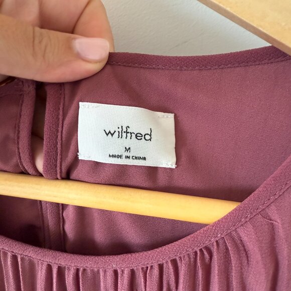 ARITZIA - Wilfred Mabel Dress Chiffon in Rose - Picture 3 of 9